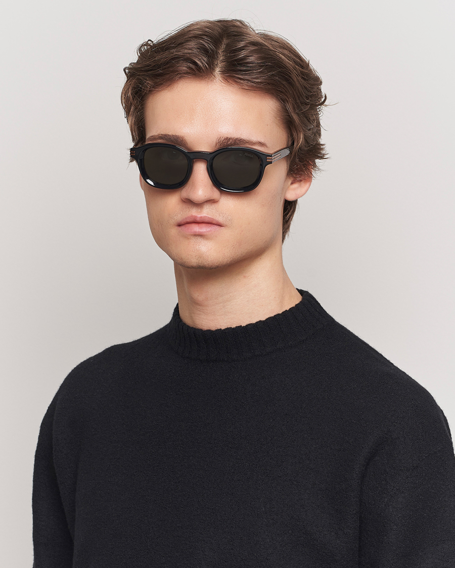 Herre | Tilbehør | Zegna | EZ0229 Sunglasses Black/Green