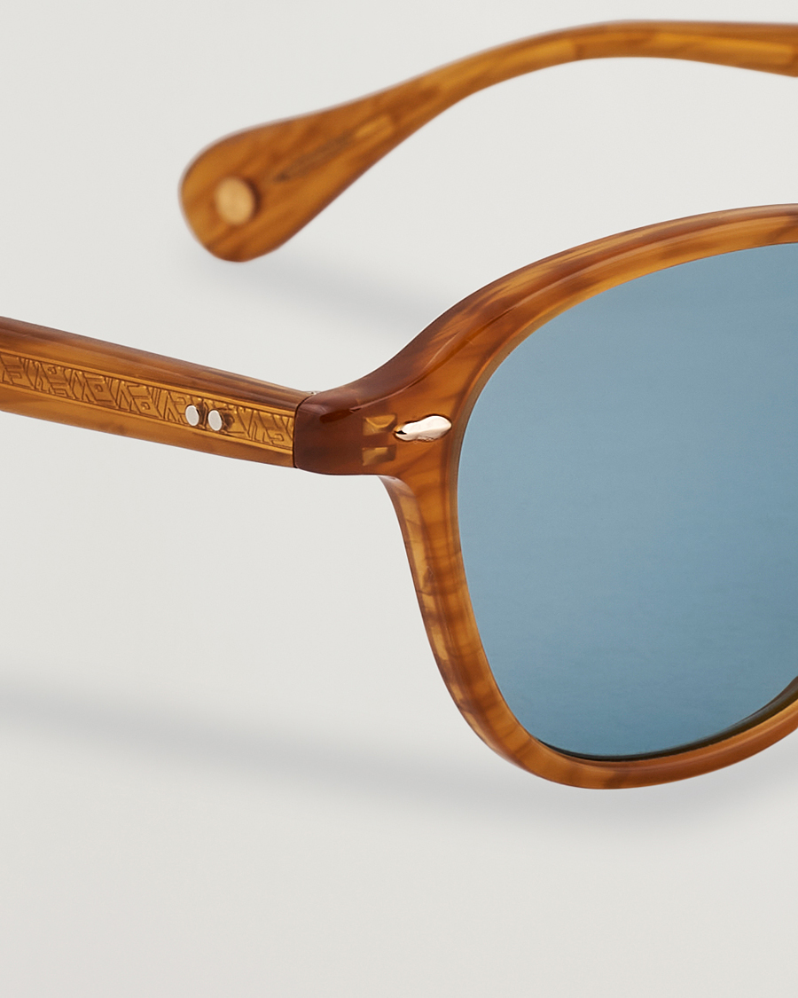Herre | Solbriller | Garrett Leight | Gilbert 46 Sunglasses Light Brown