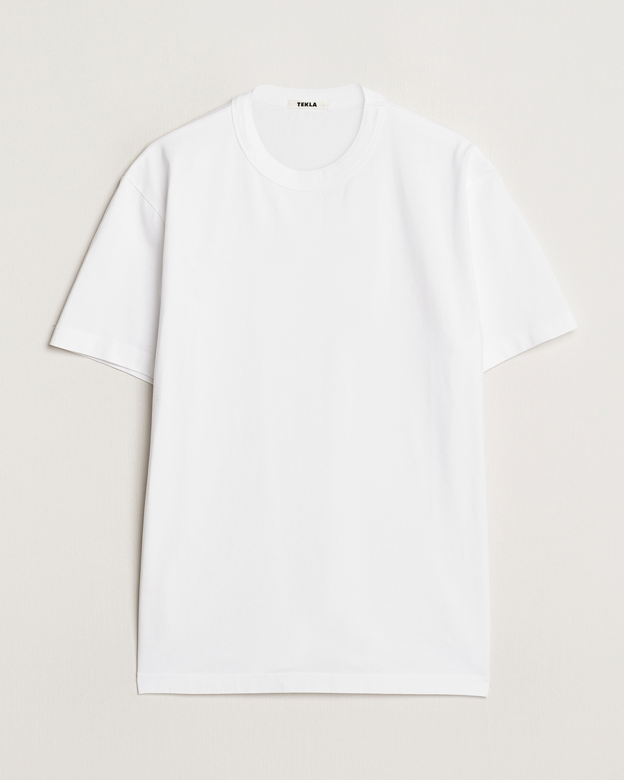 Herre |  | Tekla | Organic Cotton Sleeping T-Shirt White