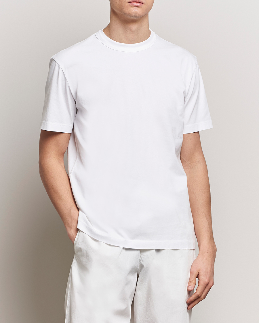 Herre | T-Shirts | Tekla | Organic Cotton Sleeping T-Shirt White