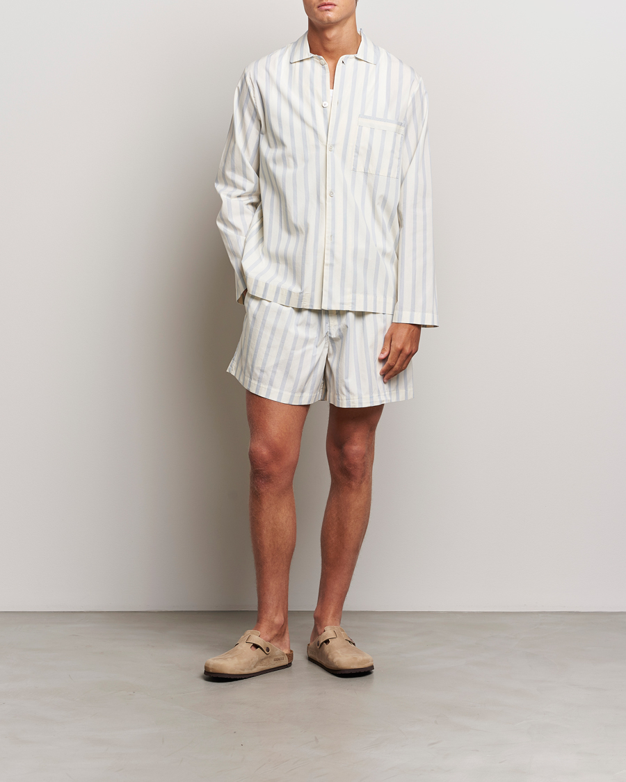 Herre | Pyjamas & Morgenkåber | Tekla | Poplin Pyjama Shirt Needle Stripes