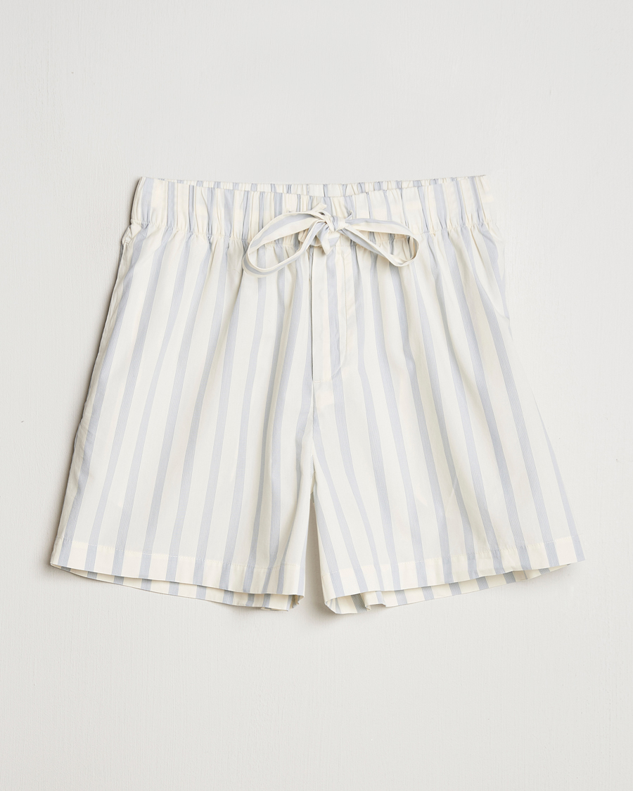 Herre | Pyjamas & Morgenkåber | Tekla | Poplin Pyjama Shorts Needle Stripes