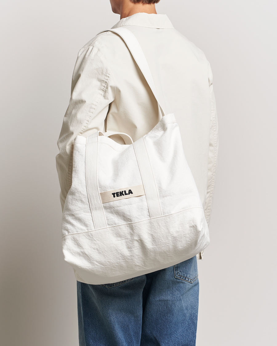 Herre | Tekla Beach Bag White | Tekla | Beach Bag White