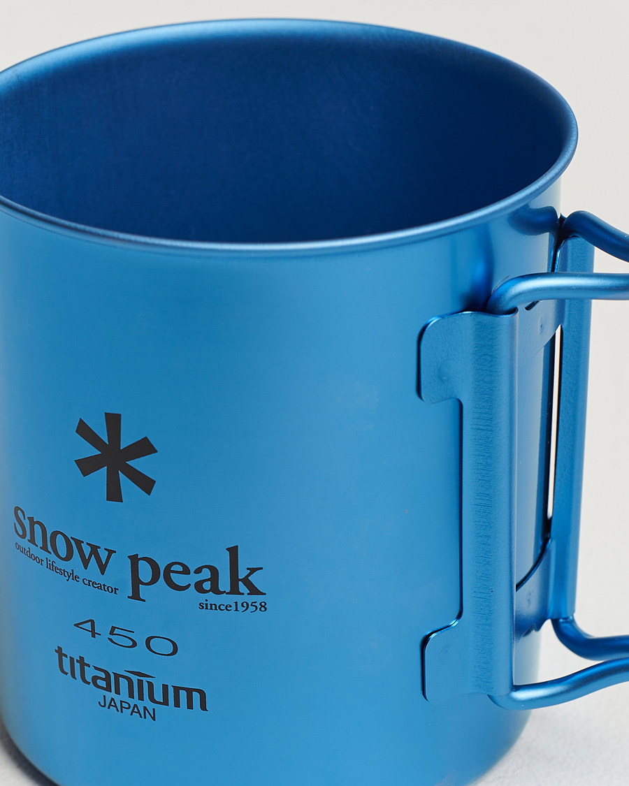 Herre | Outdoor living | Snow Peak | Single Wall Mug 450 Blue Titanium