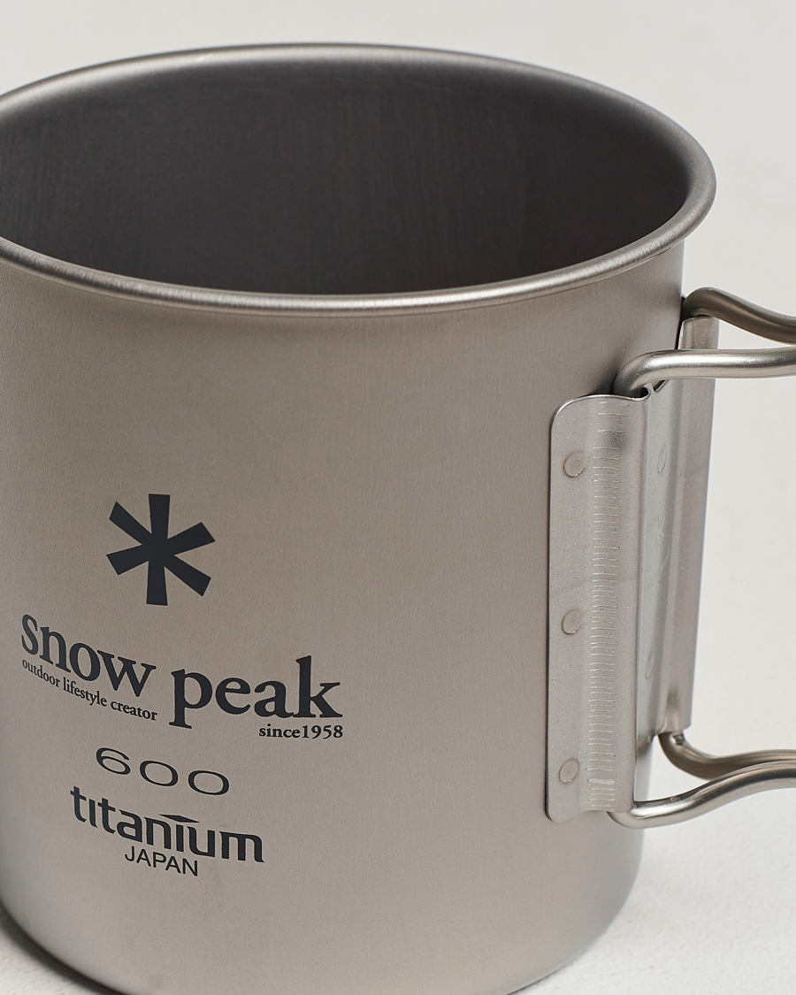 Men | Outdoor living | Snow Peak | Single Wall Mug 600 Titanium