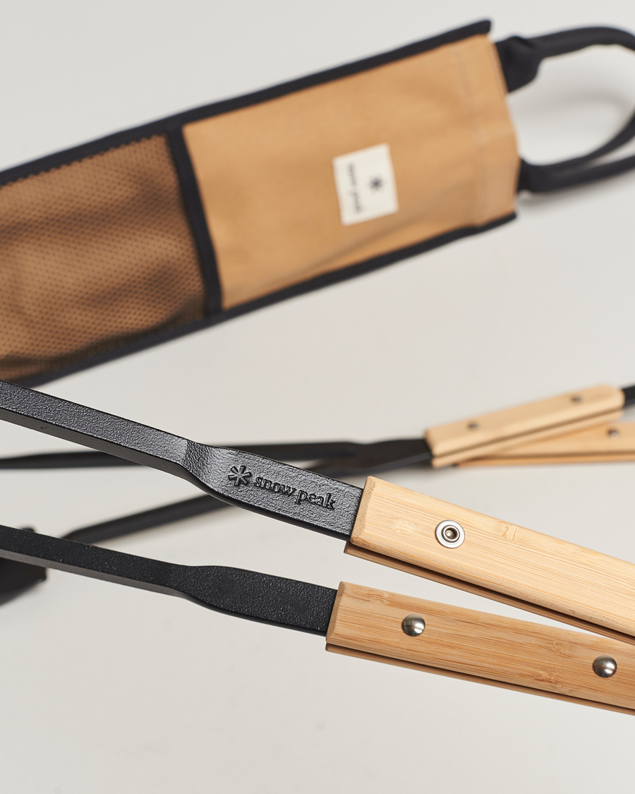 Herr | Livsstil | Snow Peak | Fire Tool Set Pro Steel/Bamboo