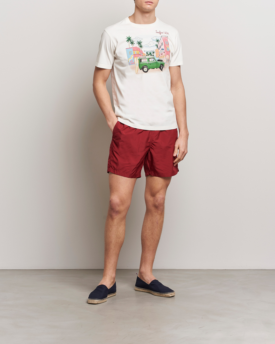 Herre | Badebukser | MC2 Saint Barth | Pantone Swim Shorts 45 Bordeaux