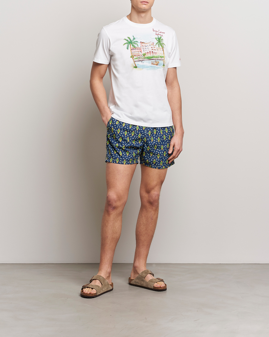 Herre | Badebukser | MC2 Saint Barth | Printed Swim Shorts Hour Money