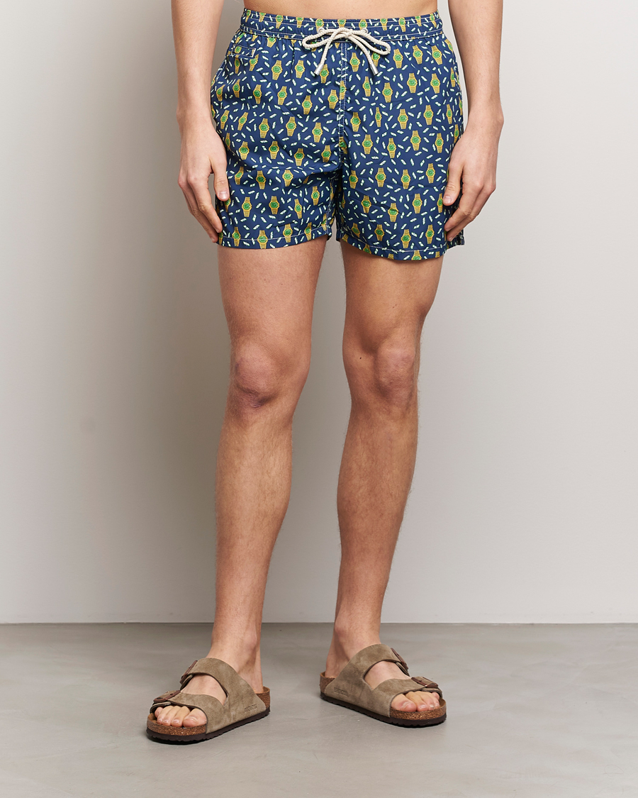 Herre | Tøj | MC2 Saint Barth | Printed Swim Shorts Hour Money