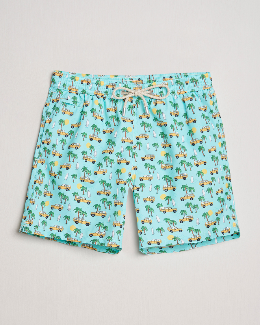 Herre | Badebukser | MC2 Saint Barth | Printed Swim Shorts Road Car