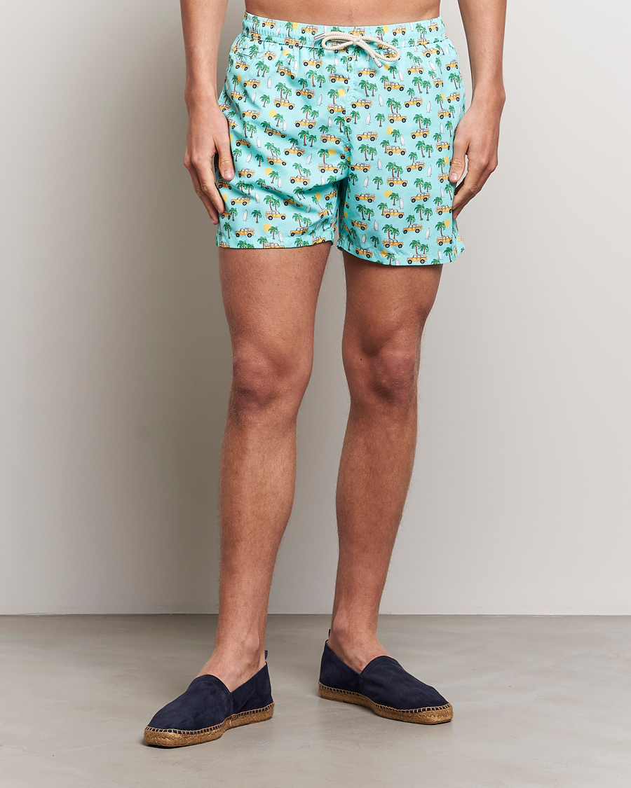 Herre | Badebukser | MC2 Saint Barth | Printed Swim Shorts Road Car