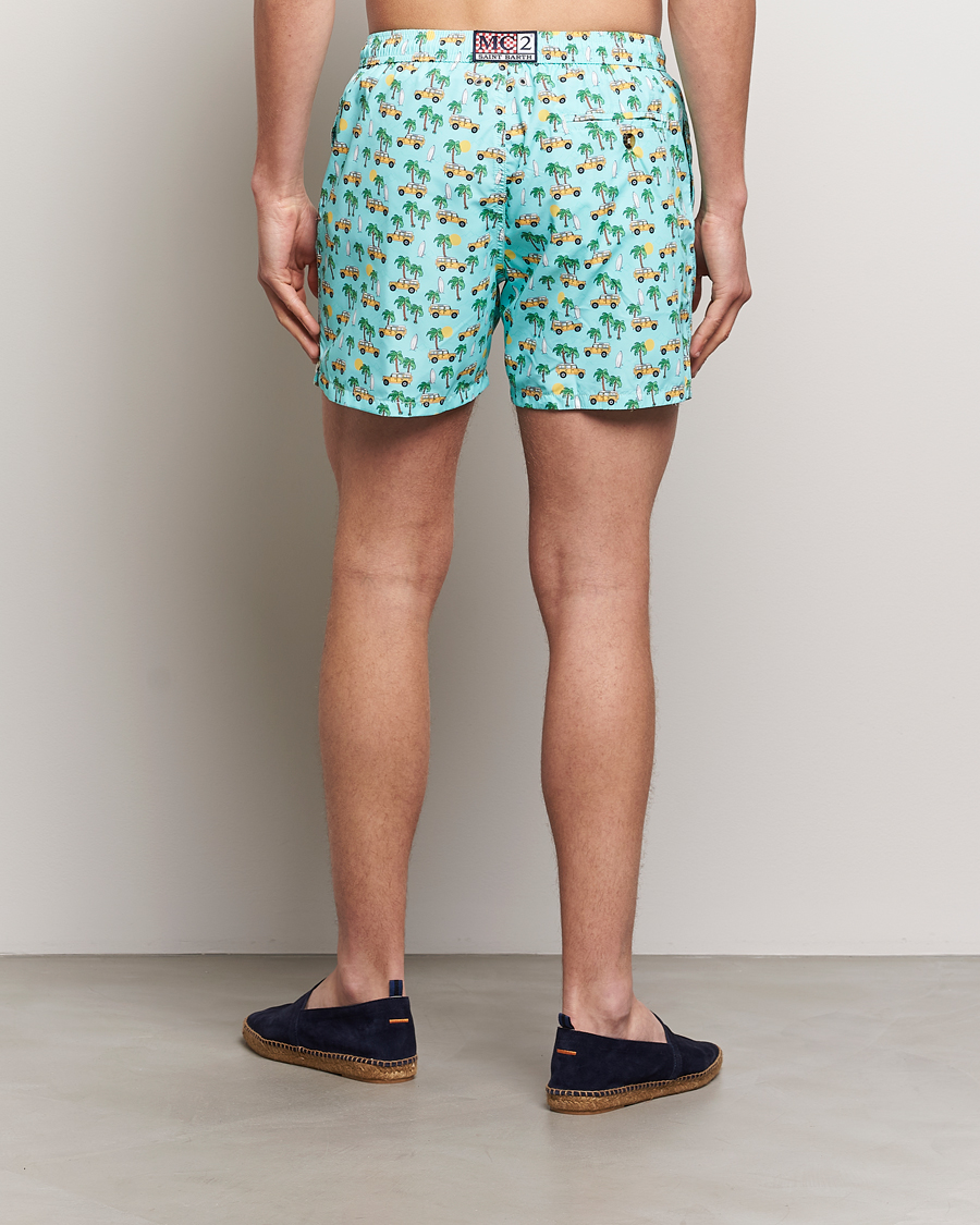 Herre | Badebukser | MC2 Saint Barth | Printed Swim Shorts Road Car
