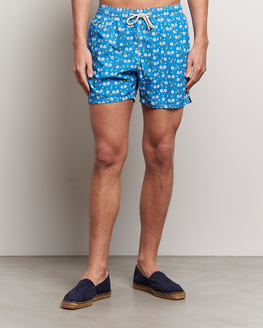 Men | New Brands | MC2 Saint Barth | Printed Swim Shorts Padel Winner