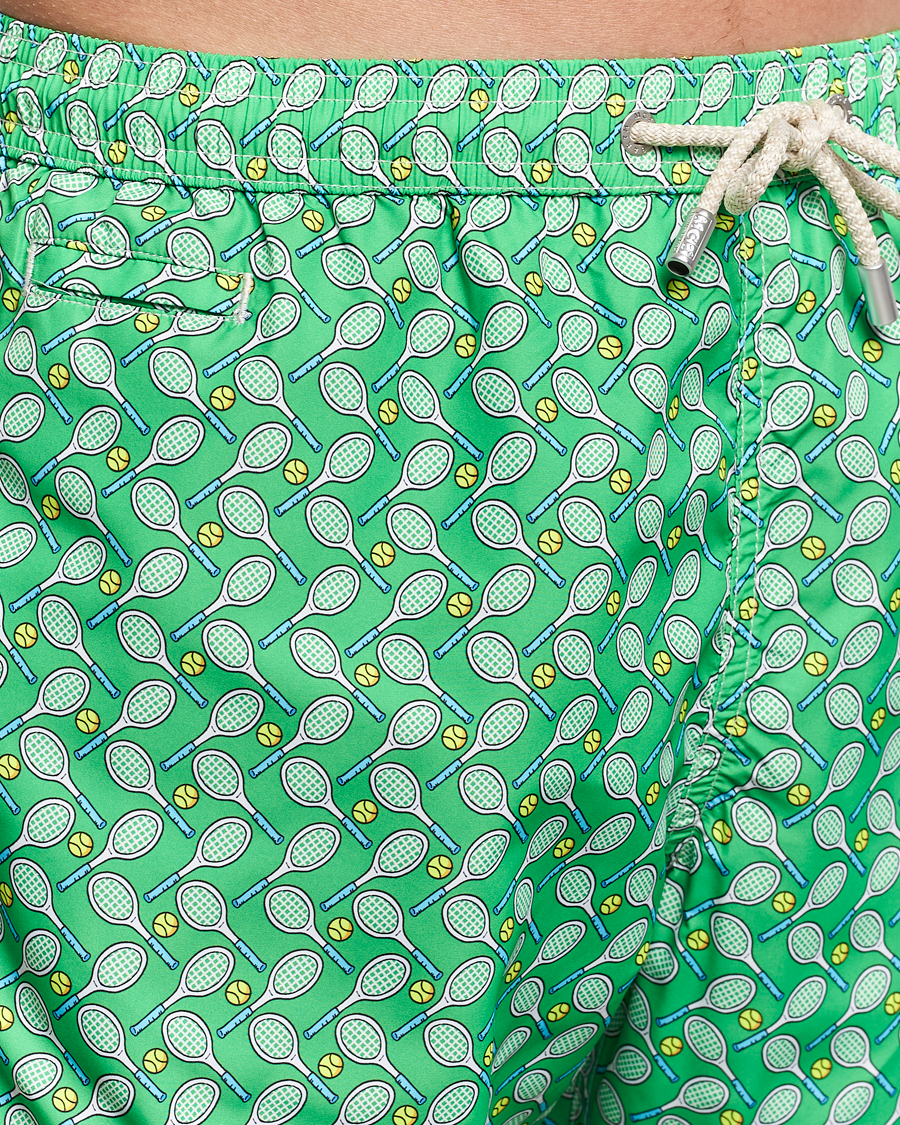 Herre | Badebukser | MC2 Saint Barth | Printed Swim Shorts Tennis Cross