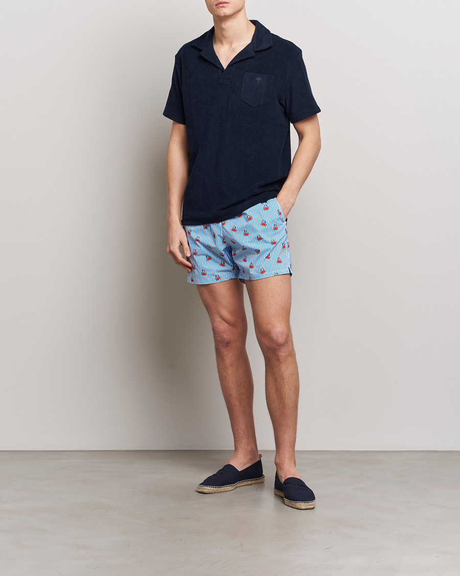 Herre | Badebukser | MC2 Saint Barth | Printed Swim Shorts Crabs Stripes