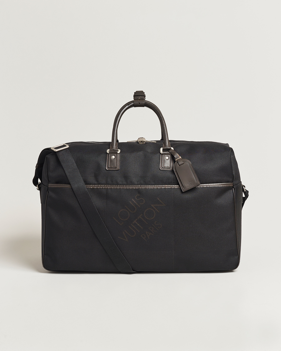 Herre | Louis Vuitton Pre-Owned Souverain Canvas Weekendbag Black | Louis Vuitton Pre-Owned | Souverain Canvas Weekendbag Black