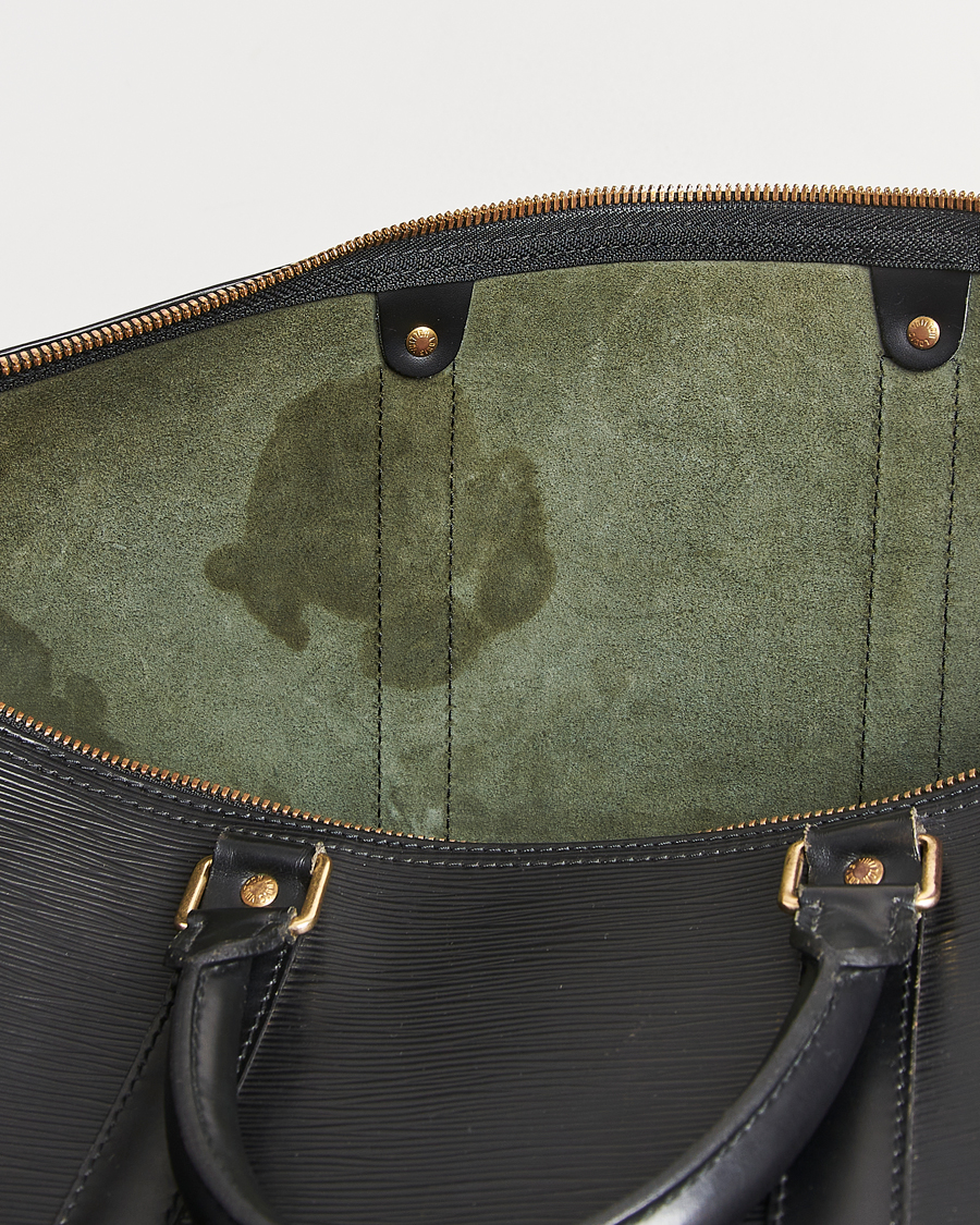 Herre | Louis Vuitton Pre-Owned Keepall 50 EPI Leather Bag Black | Louis Vuitton Pre-Owned | Keepall 50 EPI Leather Bag Black