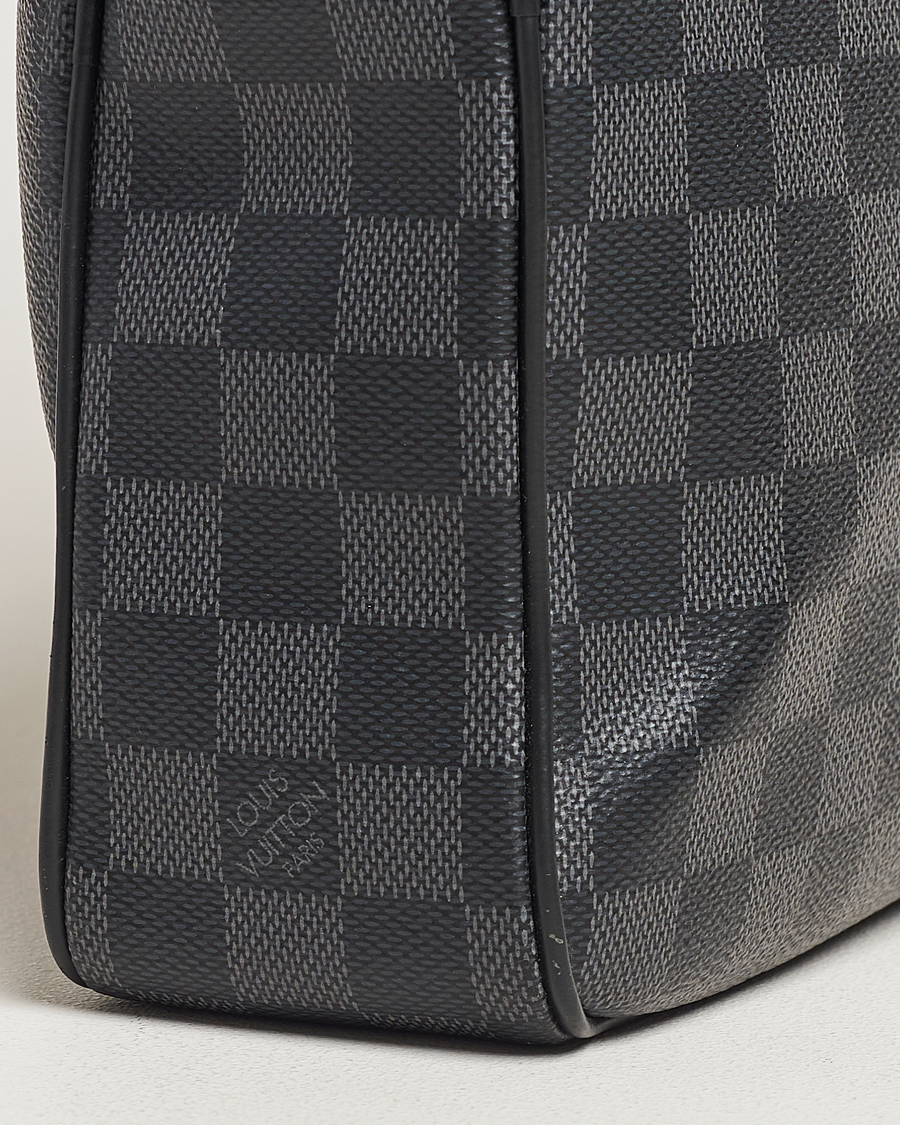 Herre | Louis Vuitton Pre-Owned Porte Document Business Damier Graphite | Louis Vuitton Pre-Owned | Porte Document Business Damier Graphite
