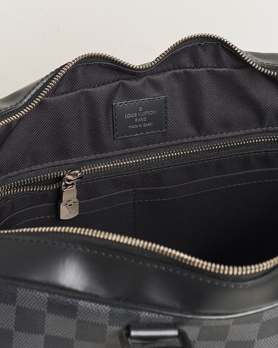 Herre | Louis Vuitton Pre-Owned Porte Document Business Damier Graphite | Louis Vuitton Pre-Owned | Porte Document Business Damier Graphite
