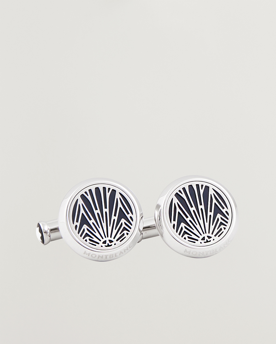 Herre | Montblanc Cufflinks Meisterstück The Origin Collection Blue | Montblanc | Cufflinks Meisterstück The Origin Collection Blue