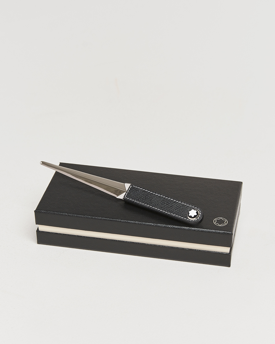 Herre | Til hjemmet | Montblanc | Letter Opener in Steel and Leather Black