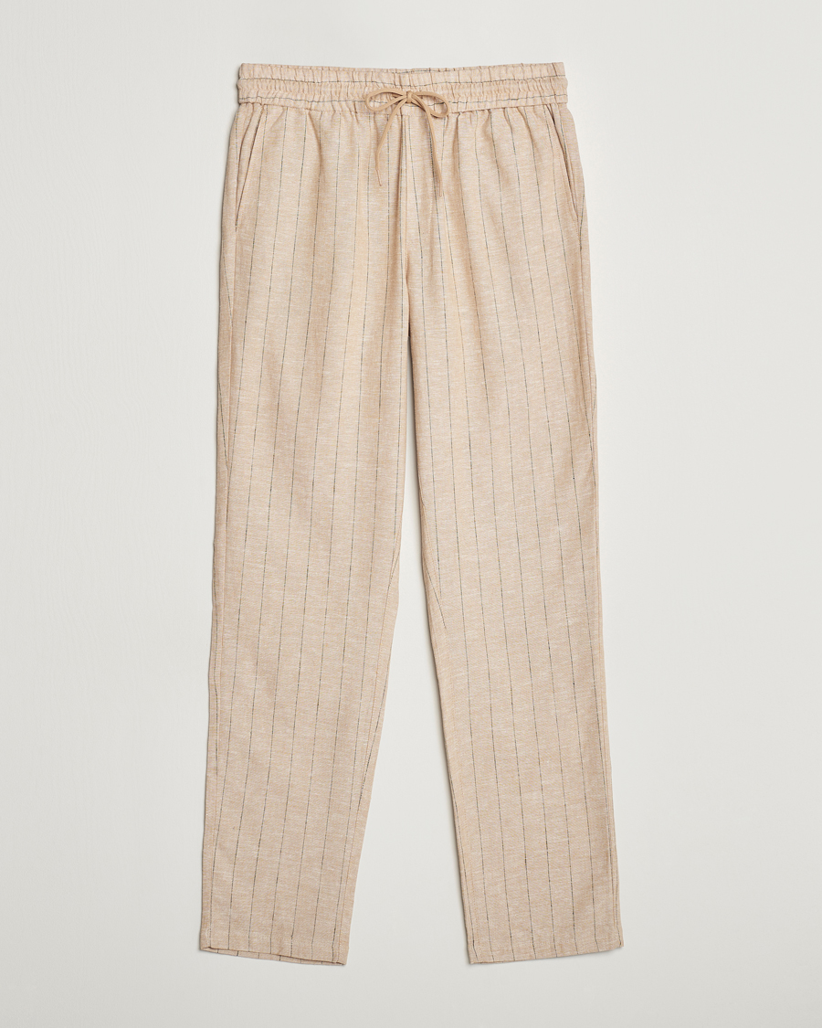 Herre | Bukser | LES DEUX | Patrick Linen Pants Warm Sand