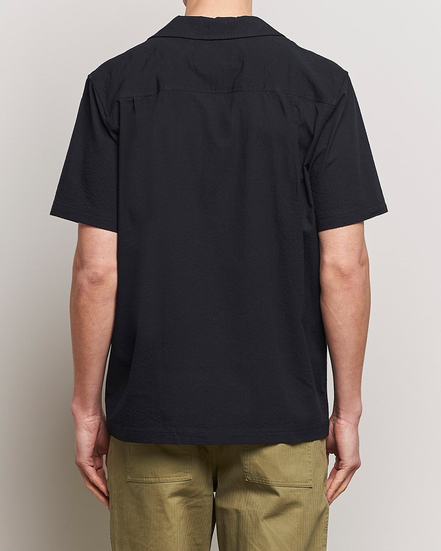 Herre | Skjorter | LES DEUX | Osmund Seersucker Shirt Black