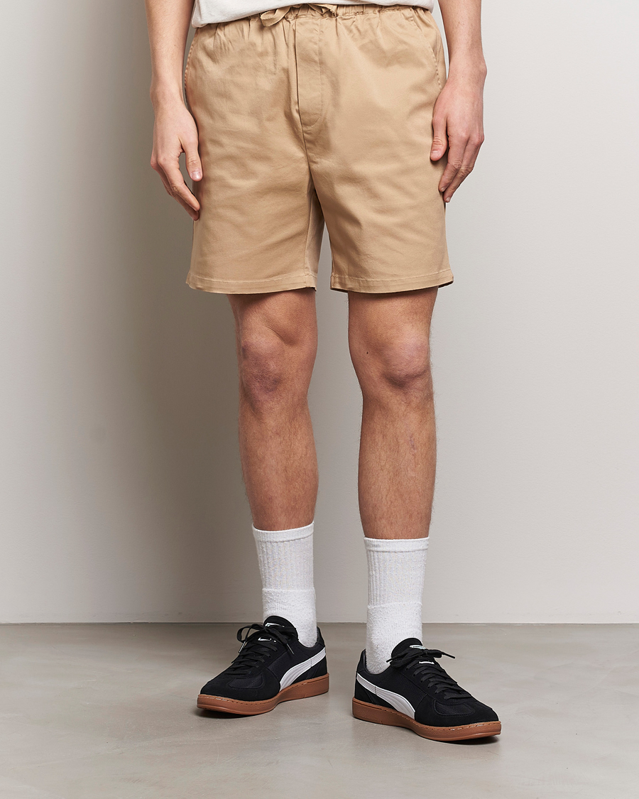 Herre | LES DEUX | LES DEUX | Otto Cotton Shorts Warm Sand