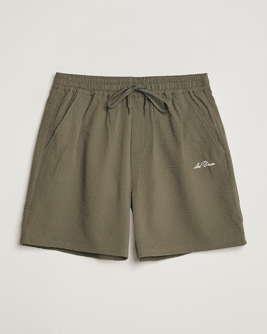 Herre | Badebukser | LES DEUX | Stan Seersucker Swim Shorts Bungee Cord