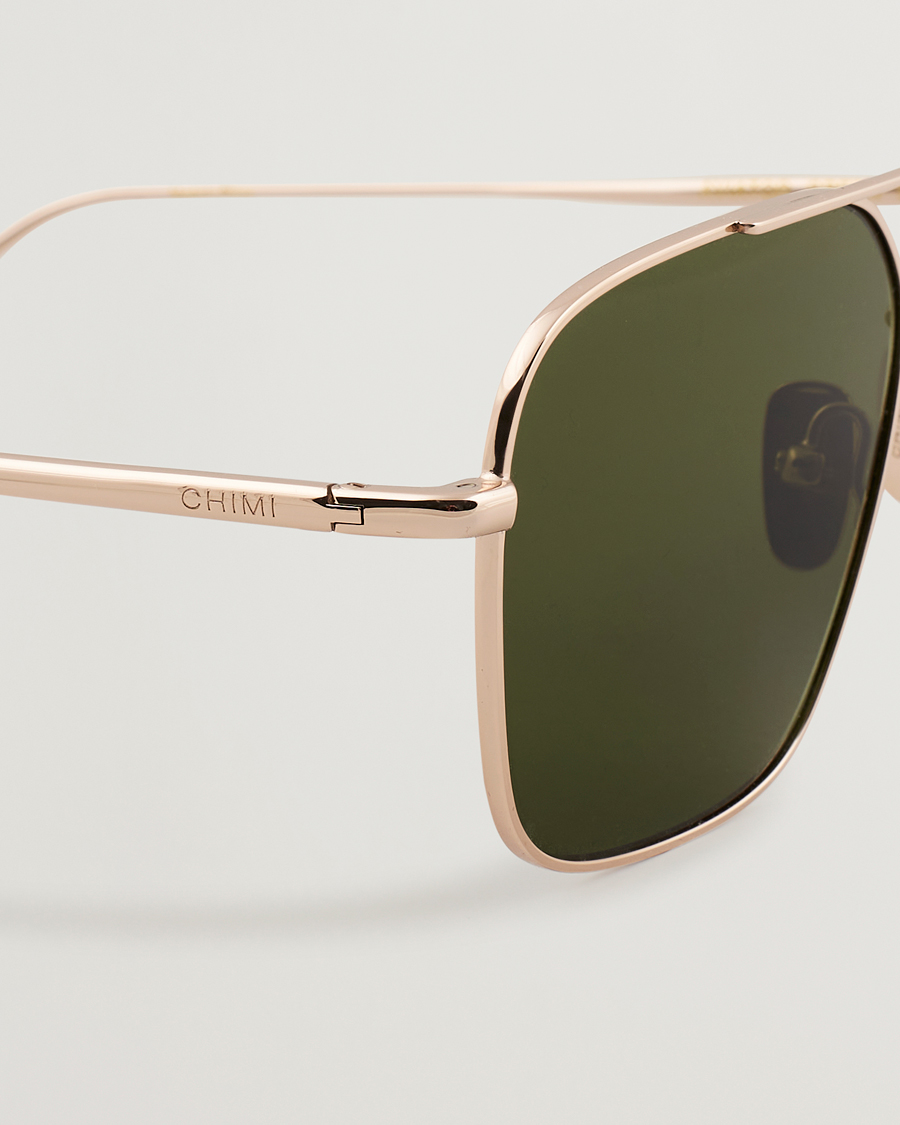 Herre | Solbriller | CHIMI | Aviator Sunglasses Green