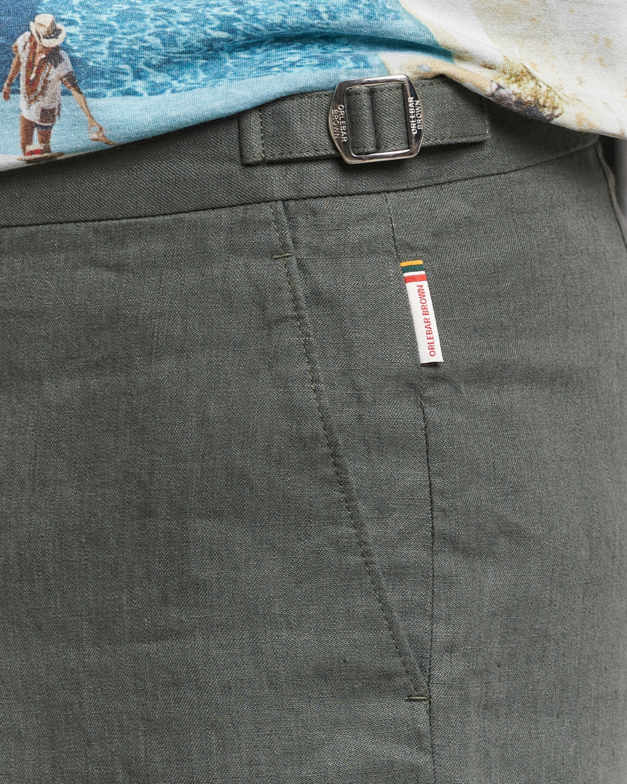 Herre | Shorts | Orlebar Brown | Norwich Linen Shorts Light Kombu