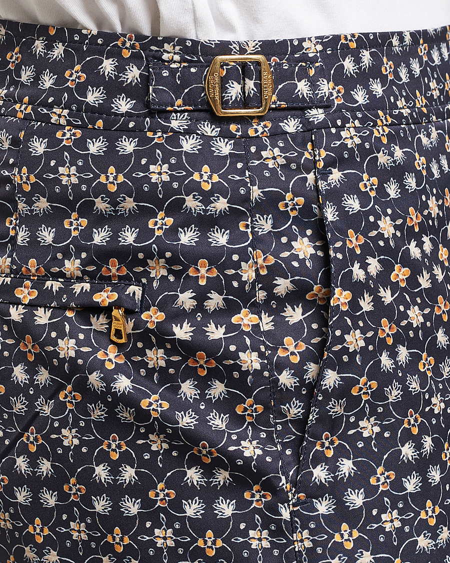 Herre | Badebukser | Orlebar Brown | Bulldog Fiore Printed Swim Shorts Night Iris