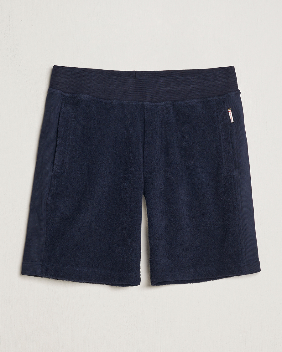 Herre | Shorts | Orlebar Brown | Afador Mix Texture Towelling Shorts Night Iris