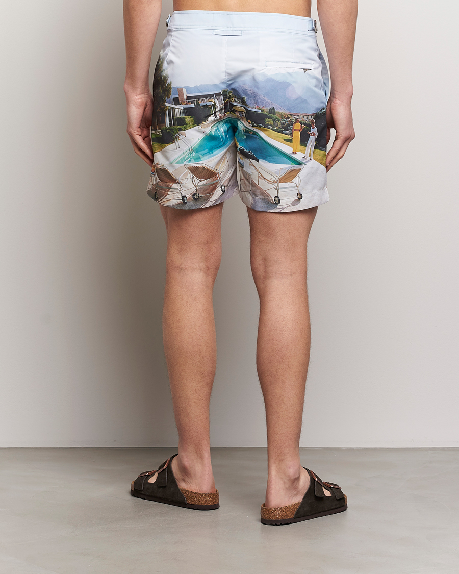 Herre | Badebukser | Orlebar Brown | Bulldog Slim Aarons Photo Swim Shorts Kaufmann Cocktail