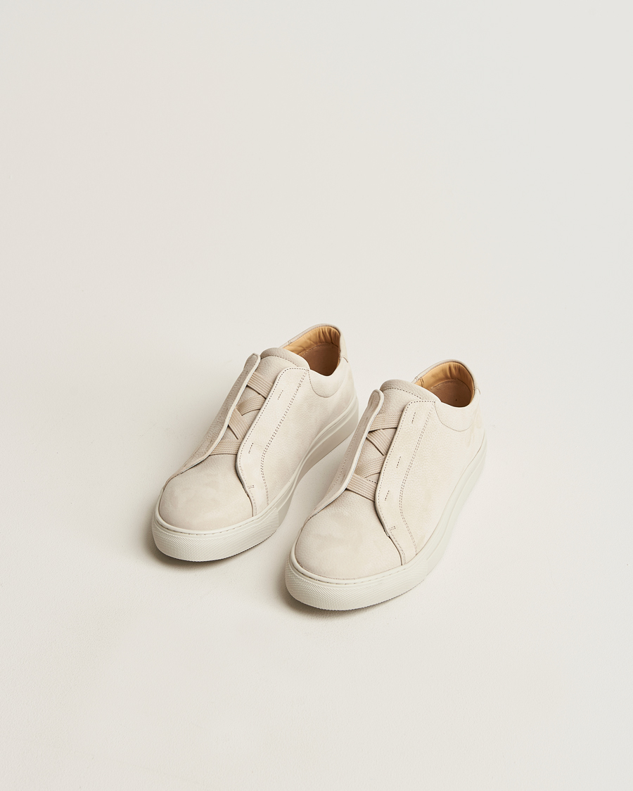 Herre | Sko | Myrqvist | Alnö Sneakers Beige Nubuck