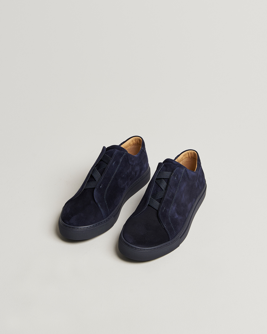 Herre | Myrqvist | Myrqvist | Alnö Sneakers Navy Suede