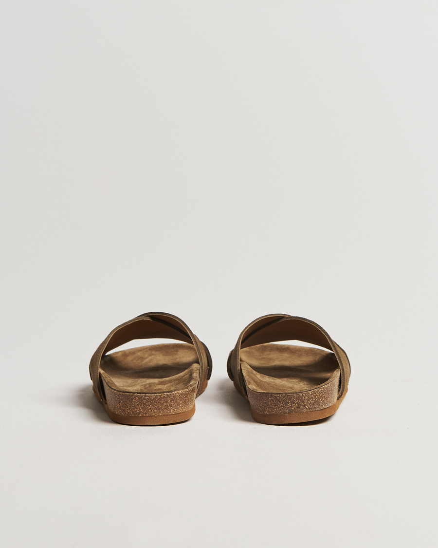 Herre | Myrqvist Solvik Sandals Moss Green Suede | Myrqvist | Solvik Sandals Moss Green Suede