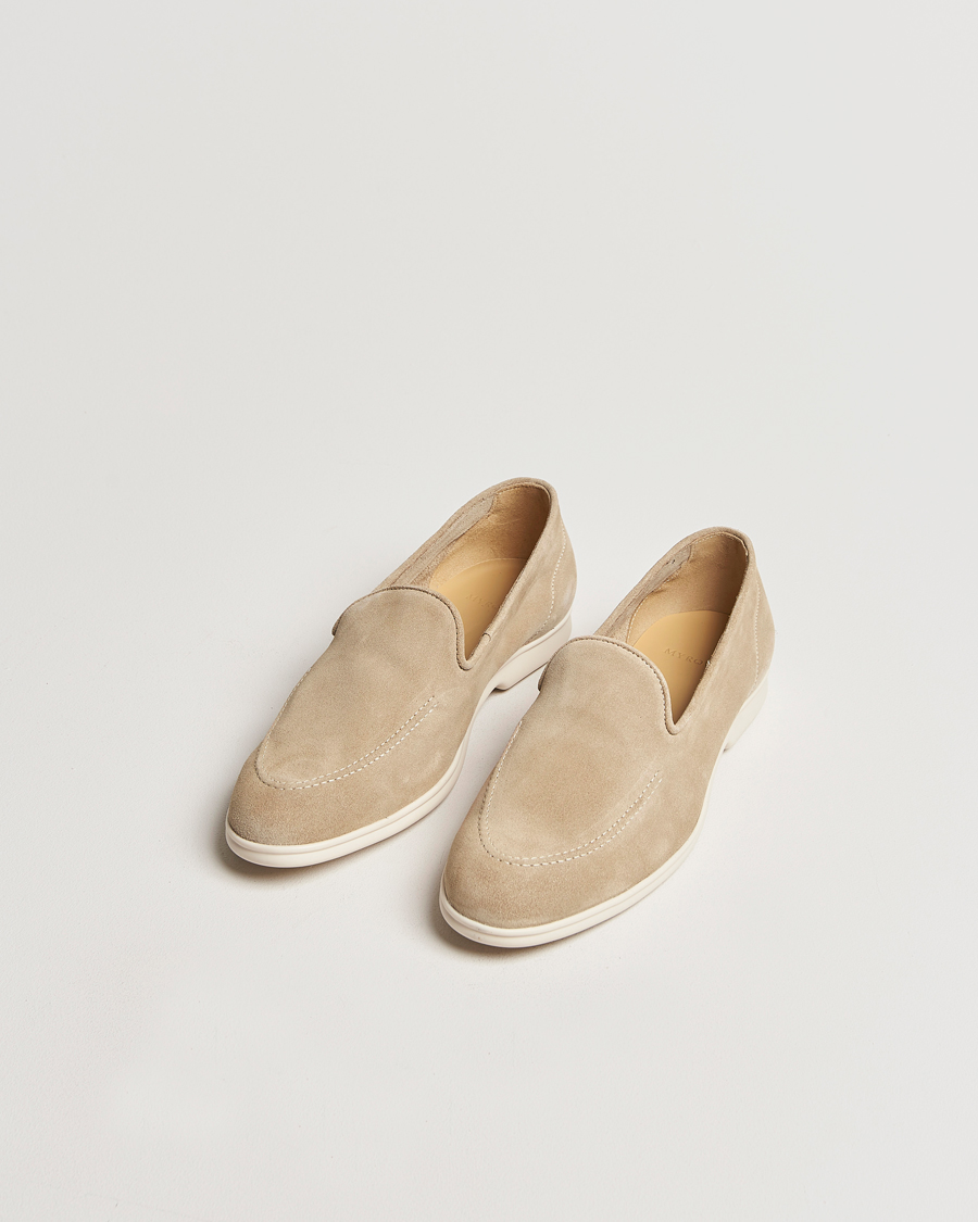 Herre | Myrqvist Brannö Loafers Sand Suede | Myrqvist | Brannö Loafers Sand Suede