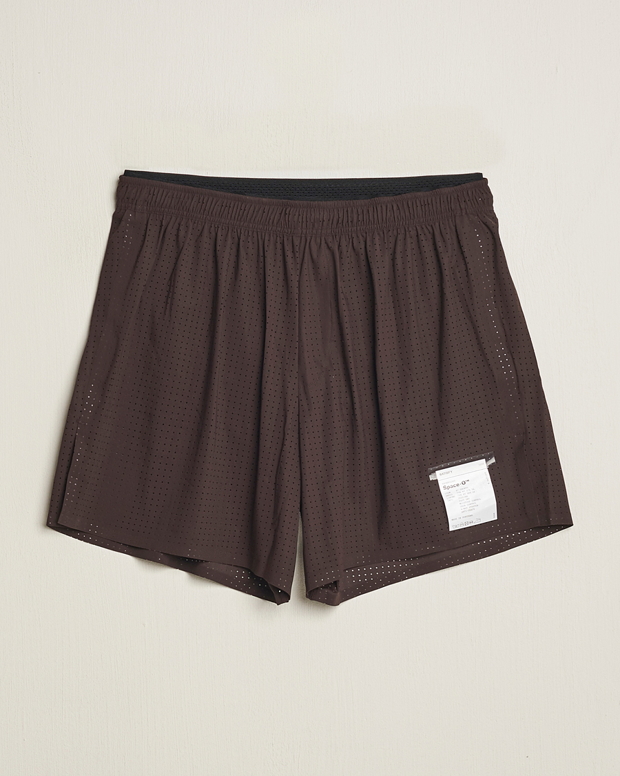 Herre | Shorts | Satisfy | Space-O 5 Inch Shorts Dark Mahogany