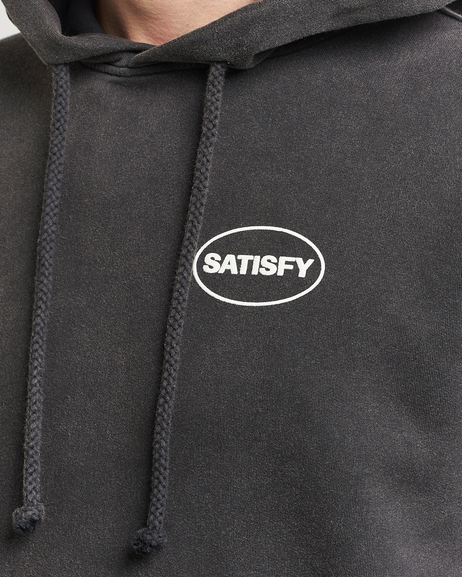 Herre | Trøjer | Satisfy | SoftCell Hoodie Black