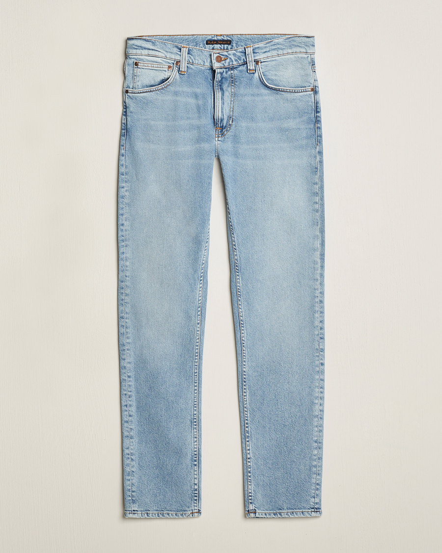 Herre |  | Nudie Jeans | Lean Dean Jeans Warm Days Blue