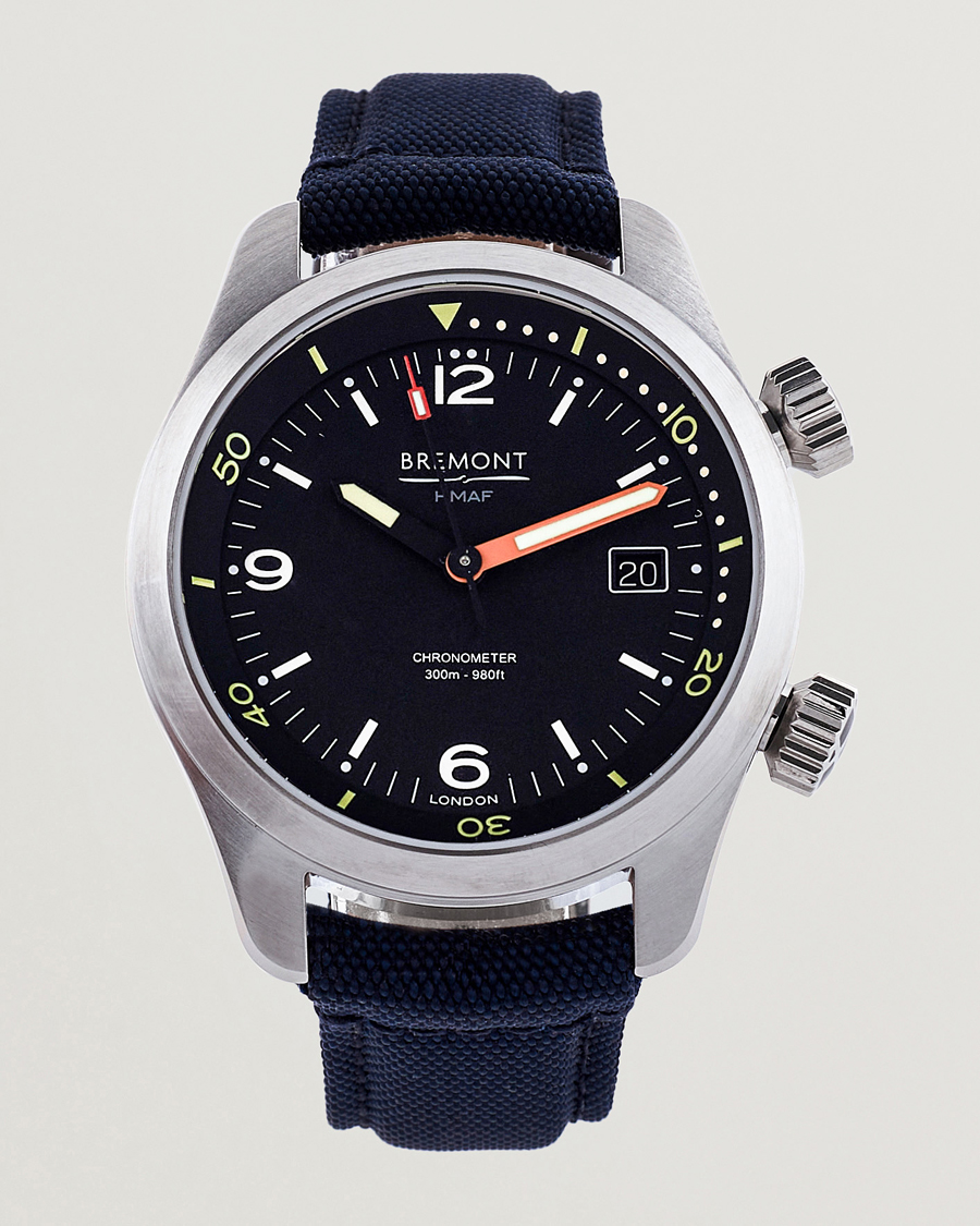 Herre | Bremont Argonaut 42mm Navy Nato Strap | Bremont | Argonaut 42mm Navy Nato Strap