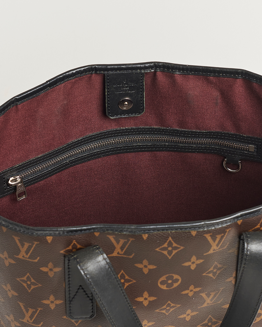 Herre | Louis Vuitton Pre-Owned Davis Tote Bag Macassar Monogram | Louis Vuitton Pre-Owned | Davis Tote Bag Macassar Monogram