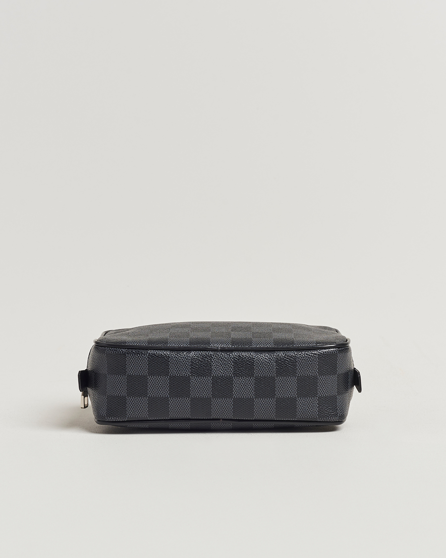 Herre | Louis Vuitton Pre-Owned Toilet Pouch PM Damier Graphite | Louis Vuitton Pre-Owned | Toilet Pouch PM Damier Graphite