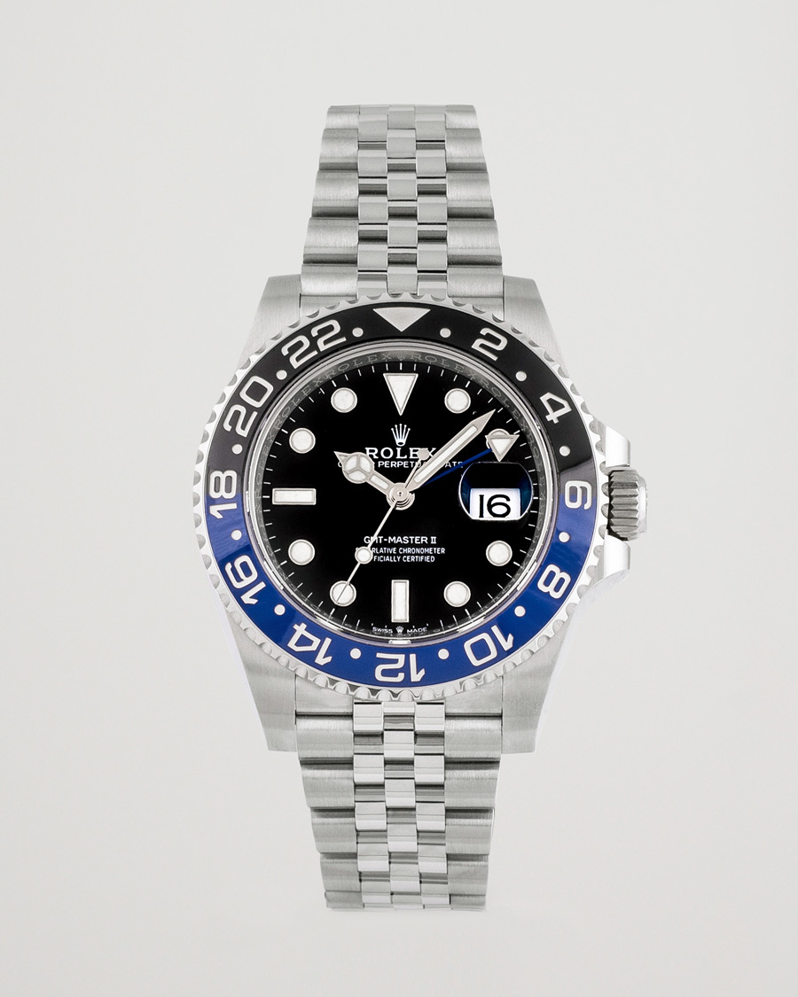 Herre | Rolex Pre-Owned GMT-Master II 126710BLNR Silver | Rolex Pre-Owned | GMT-Master II 126710BLNR Silver
