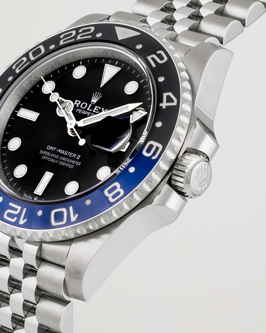 Herre | Rolex Pre-Owned GMT-Master II 126710BLNR Silver | Rolex Pre-Owned | GMT-Master II 126710BLNR Silver