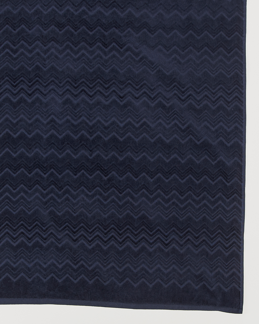 Herr | Livsstil | Missoni Home | Chalk Bath Towel 70x115cm Navy