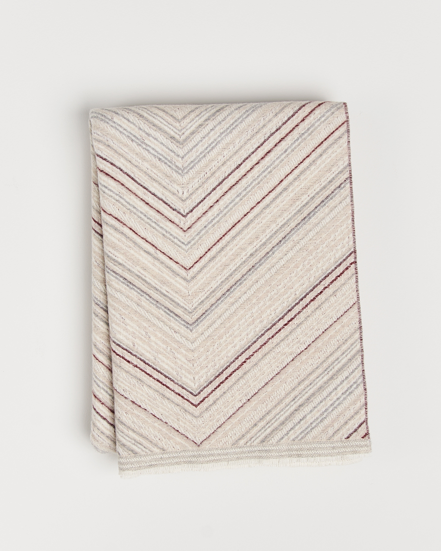 Herre | Missoni Home Catullo Wool Throw 130x190cm Beige | Missoni Home | Catullo Wool Throw 130x190cm Beige