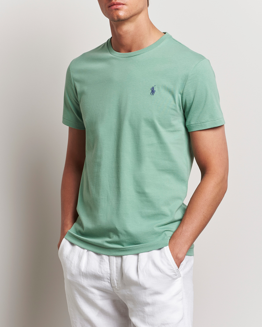 Herre | T-Shirts | Polo Ralph Lauren | Crew Neck T-Shirt Faded Mint