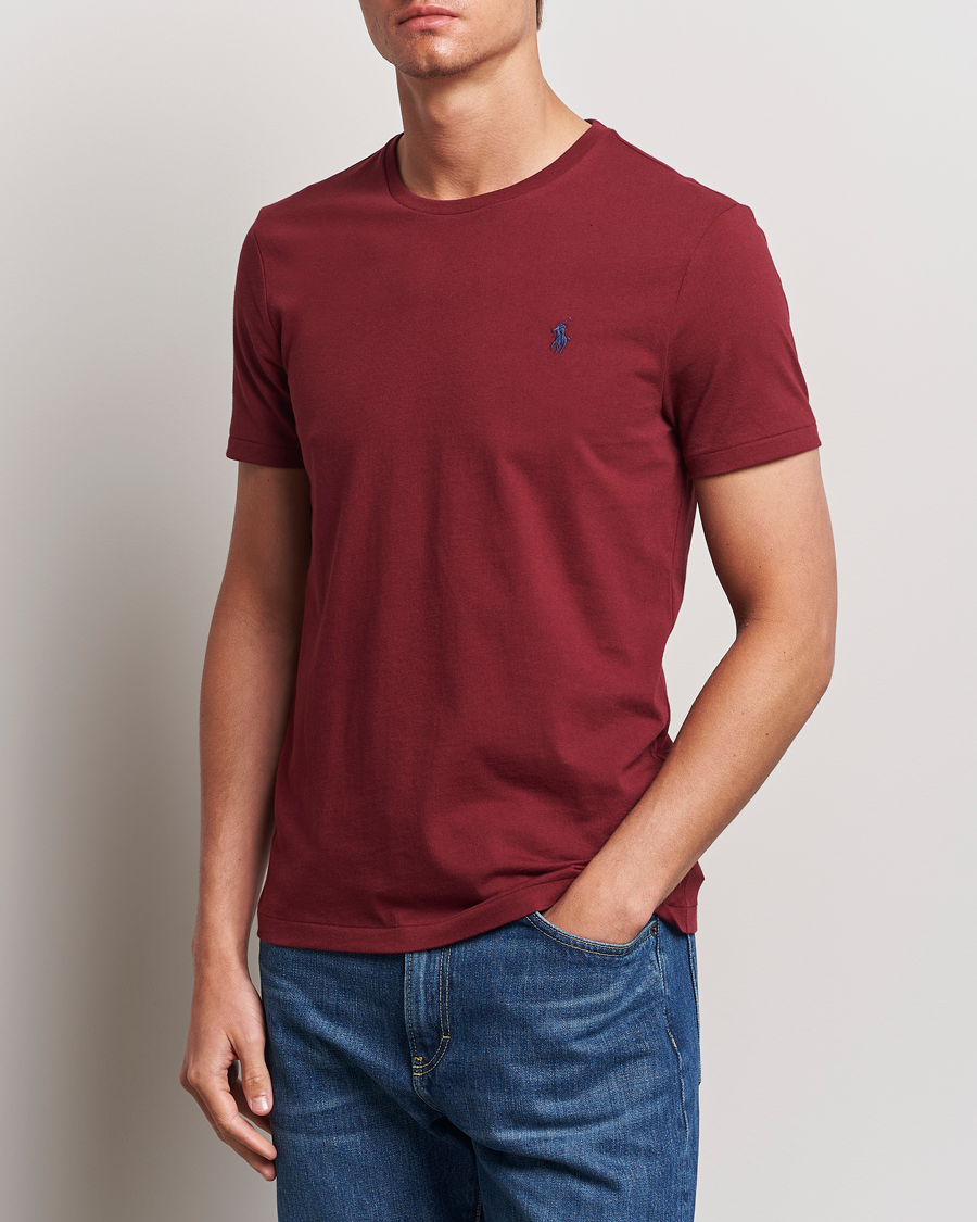 Herre | T-Shirts | Polo Ralph Lauren | Crew Neck T-Shirt Red Carpet